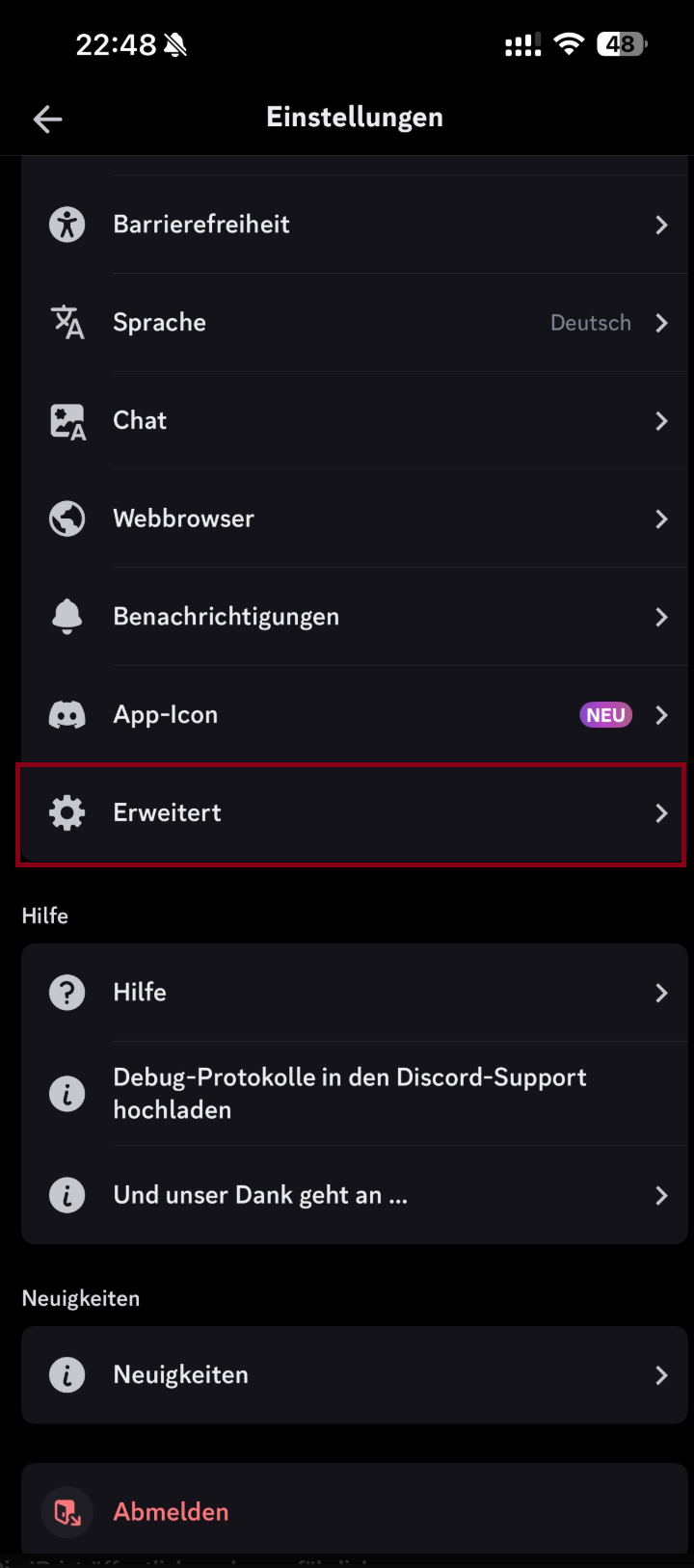 Discord Anleitung Handy 3